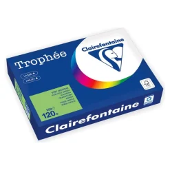 Clairefontaine Trophée - Papier - vert menthe - A4 (210 x 297 mm) - 120 g/m² - Ramette de 250 feuilles