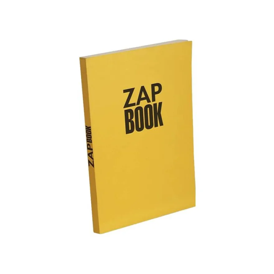 Clairefontaine Zap Book - Bloc dessin - 160 feuilles - A4 - 80 gr - blanc