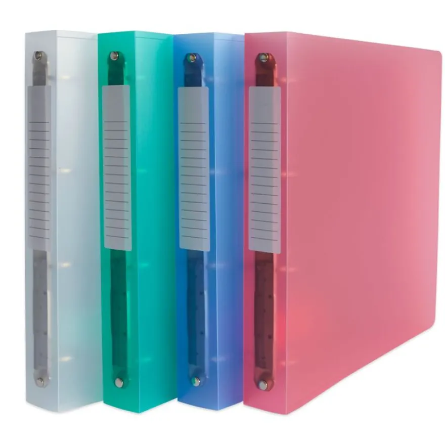 Classeur 4 anneaux - A4+ - Dos 40 mm - Couverture en polypropyléne - Disponible dans différentes couleurs