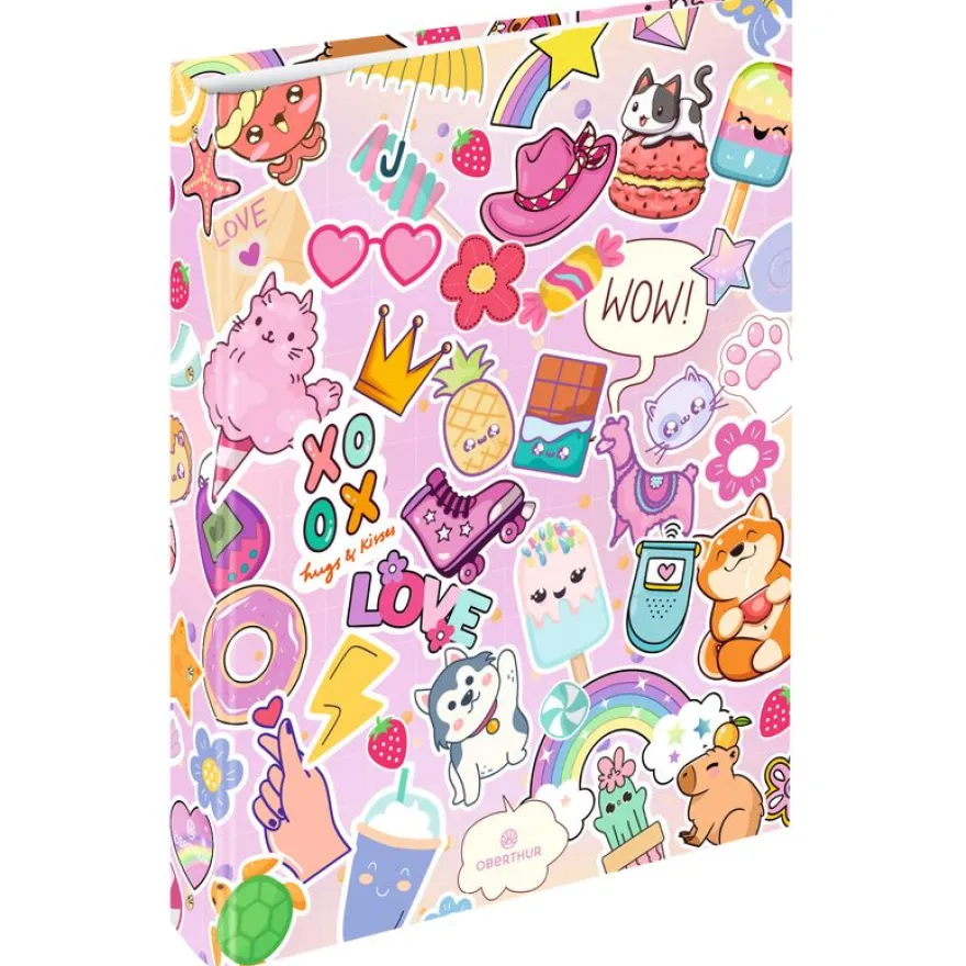 Classeur A4 dos 40 Kawai - 25 x 32 cm - Oberthur
