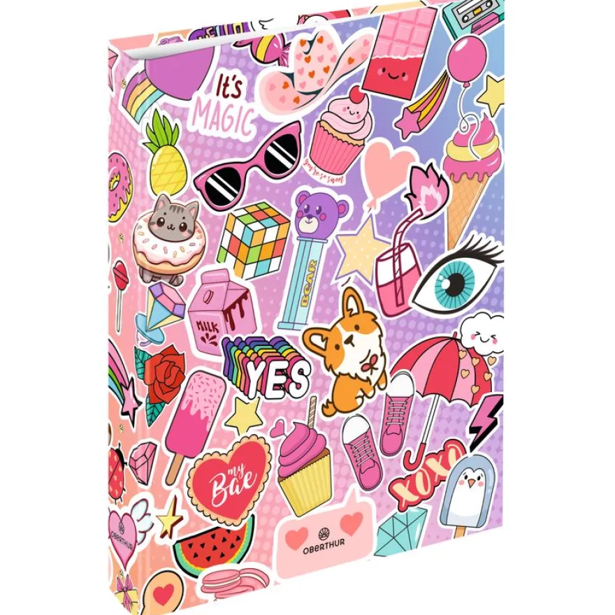 Classeur A4 dos 40 Kawai - 25 x 32 cm - Oberthur