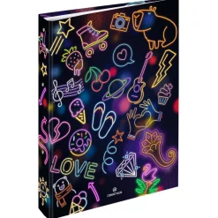 Classeur A4 dos 40 Neon - 25 x 32 cm - Oberthur