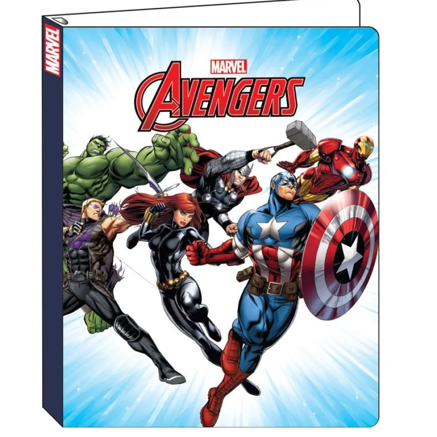Classeur Avengers - 26 x 31,5 cm - bleu - Bagtrotter