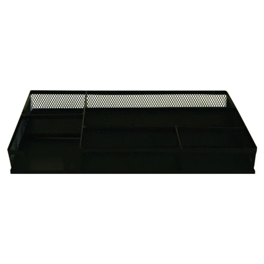 Clementina Frog - Plateau organisateur de bureau en métal - noir