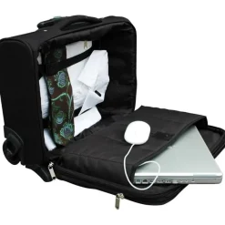 Clementina Frog Traveller l - Valisette trolley multipoches - noir