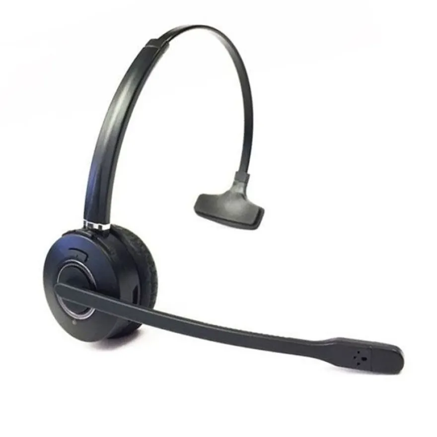 Cleyver HW10 - Casque DECT sans-fil avec support de charge et fonction GAP - noir