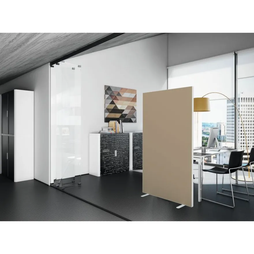 Cloison de séparation EASYSCREEN - L94 x H174 cm - sable