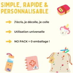 Cléopatre - 12 étiquettes no pack - Maternelle