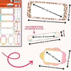 Cléopatre - 12 étiquettes no pack - Primaire