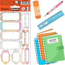 Cléopatre - 12 étiquettes no pack - Primaire
