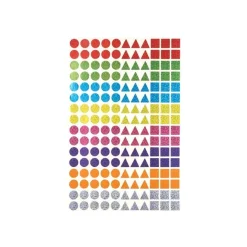 Cléopâtre - 352 gommettes -holographiques géométrique - petites tailles