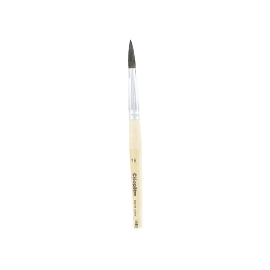 Cléopâtre - Pinceau rond - petit gris - N°16