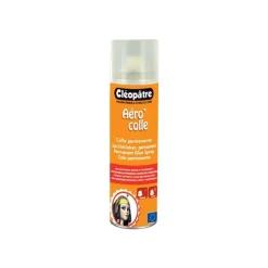 Cléopâtre Aéro'colle - Bombe de colle aérosol - 250 ml - Permanent