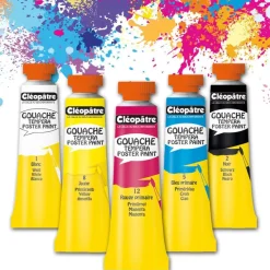 Cléopâtre NÉFERTARI - Pack de 5 gouaches - couleurs primaires - 10 ml