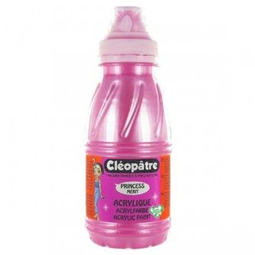 Cléopâtre Princess Mérit Nacrée - peinture - peinture acrylique - rose - 250 ml