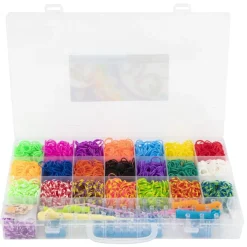 Coffret Elastiques Loom Bands - avec boite de rangement