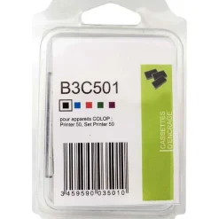 Colop - 3 Encriers recharges pour tampon Printer 50 - noir