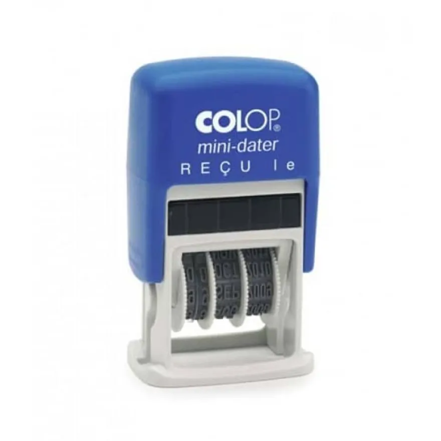 Colop - Tampon Dateur bicolore S160 - Faxé le