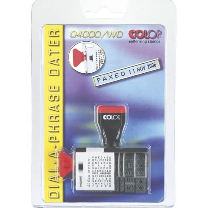 Colop - Tampon Dateur 0400/WD - multi formules