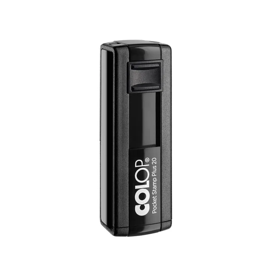 Colop Pocket Stamp Plus 20 - Tampon de poche personnalisable - 4 lignes - format rectangulaire
