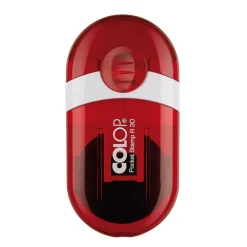 Colop Pocket Stamp R30 - Tampon de poche personnalisable - 5 lignes - format rond