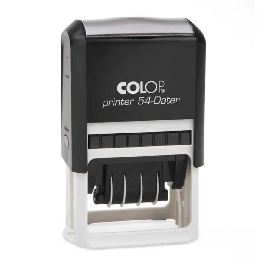 Colop Printer 54 - Tampon dateur personnalisable - 9 lignes - format rectangulaire