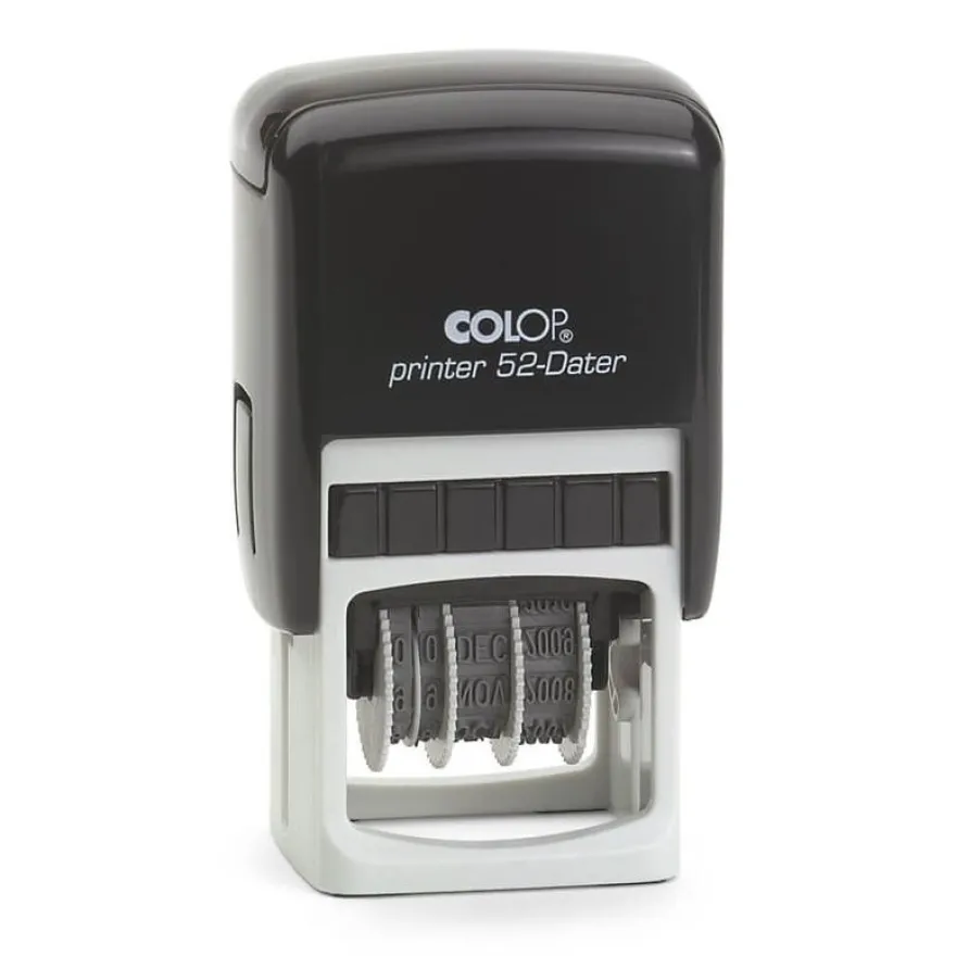 Colop Printer 52 - Tampon dateur personnalisable - 4 lignes - format rectangulaire
