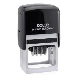 Colop Printer 53 - Tampon dateur personnalisable - 7 lignes - format rectangulaire