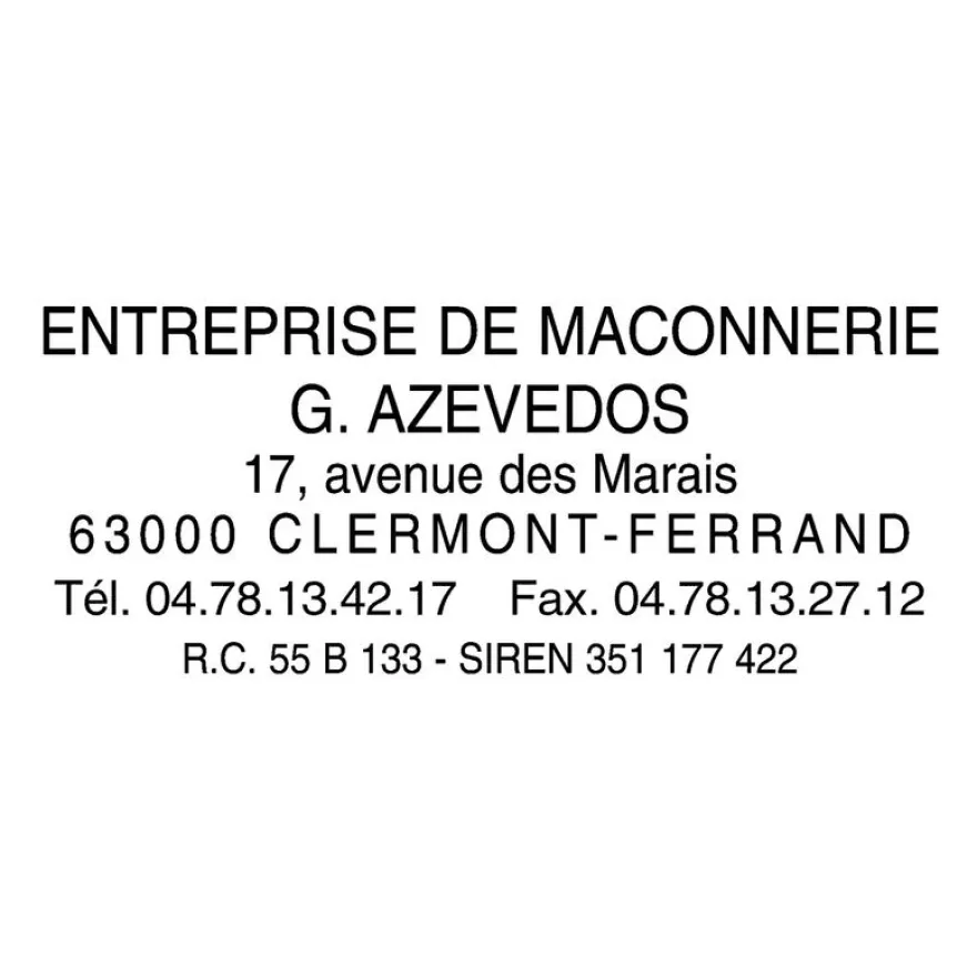 Colop Printer 40 - Tampon personnalisable - 6 lignes - format rectangulaire