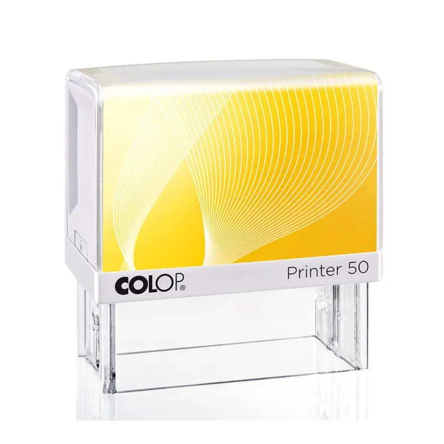 Colop Printer 50 - Tampon personnalisable - 7 lignes - format rectangulaire