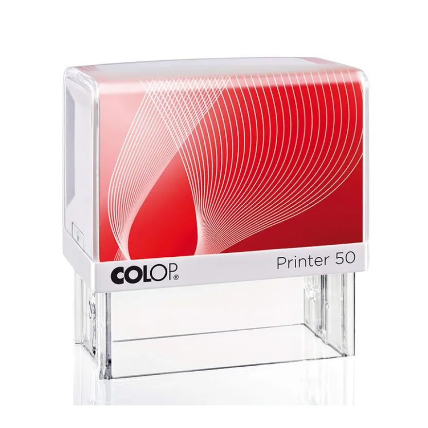 Colop Printer 50 - Tampon personnalisable - 7 lignes - format rectangulaire