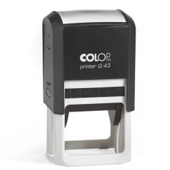 Colop Printer Q43 - Tampon personnalisable - 10 lignes - format carré