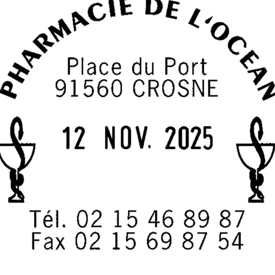 Colop Printer R50 - Tampon dateur personnalisable - 8 lignes - format rond