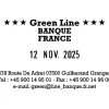 Colop S 2660 Classic Green Line - Tampon dateur métallique personnalisable - 7 lignes - format rectangulaire
