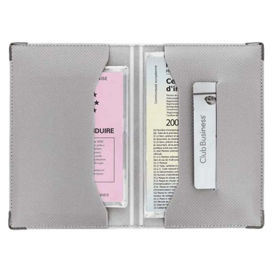 Color Pop - Porte-papiers de voiture silver
