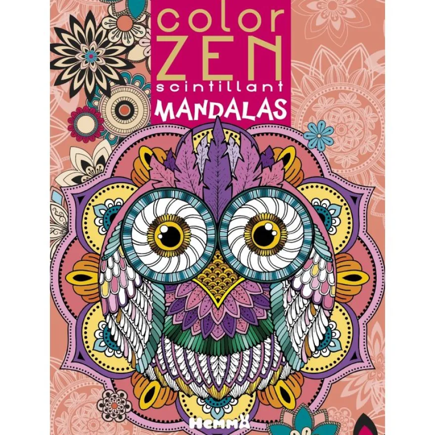 Color zen scintillant mandalas