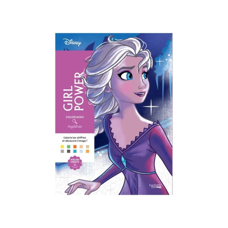 Coloriages mystères Disney - Girl Power - Disney - par Bal William