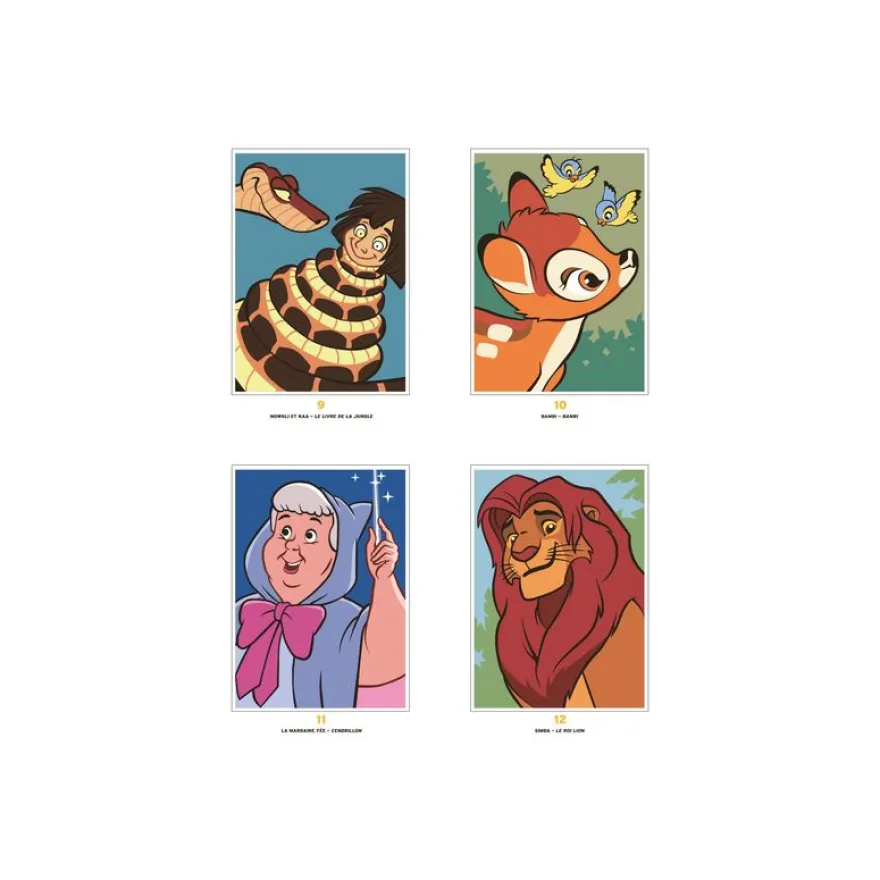 Coloriages mystères Disney - Portraits (trompe l'oeil) - Disney - par Perez Christophe-Alexis