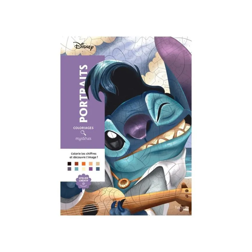 Coloriages mystères Disney - Portraits (trompe l'oeil) - Disney - par Perez Christophe-Alexis