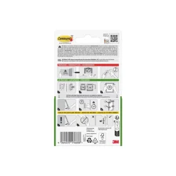 Command - Languettes accroche-tableaux - 4 paires - petit - blanc