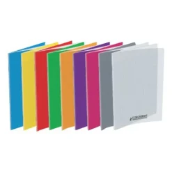 Conquérant Classique - Cahier polypro 24 x 32 cm - 96 pages - grands carreaux (Seyes) - disponible dans différentes couleurs