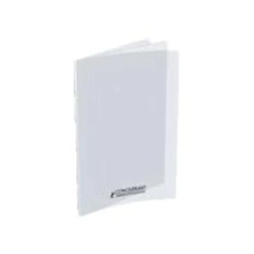 Conquérant Classique - Cahier polypro A4 (21x29,7cm) - 140 pages - grands carreaux (Seyes) - transparent