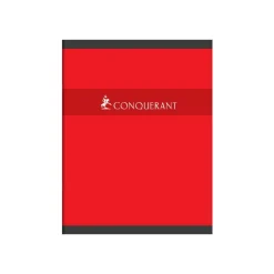 Conquérant Sept - Cahier 17 x 22 cm - 96 pages - petits carreaux (5x5mm) - disponible dans différentes couleurs