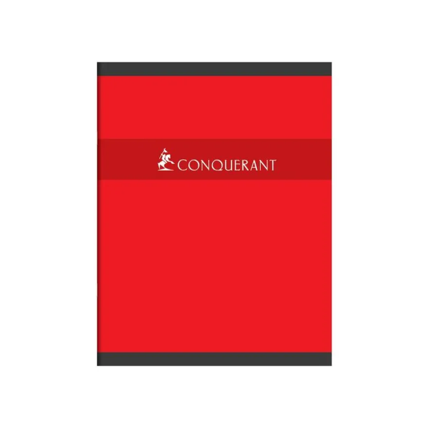 Conquérant Sept - Cahier 17 x 22 cm - 96 pages - petits carreaux (5x5mm) - disponible dans différentes couleurs