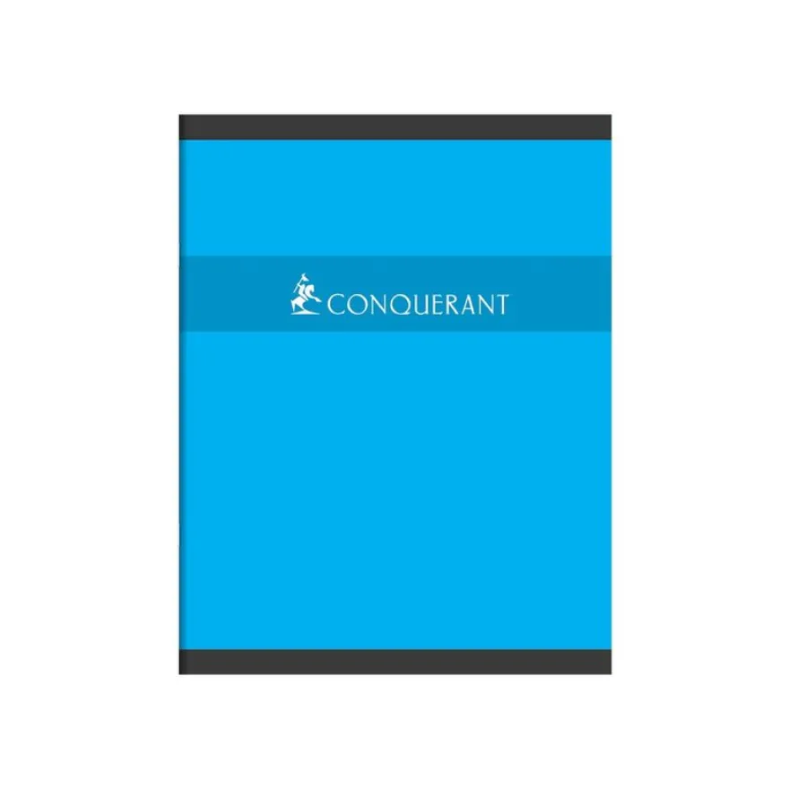 Conquérant Sept - Cahier 17 x 22 cm - 96 pages - petits carreaux (5x5mm) - disponible dans différentes couleurs