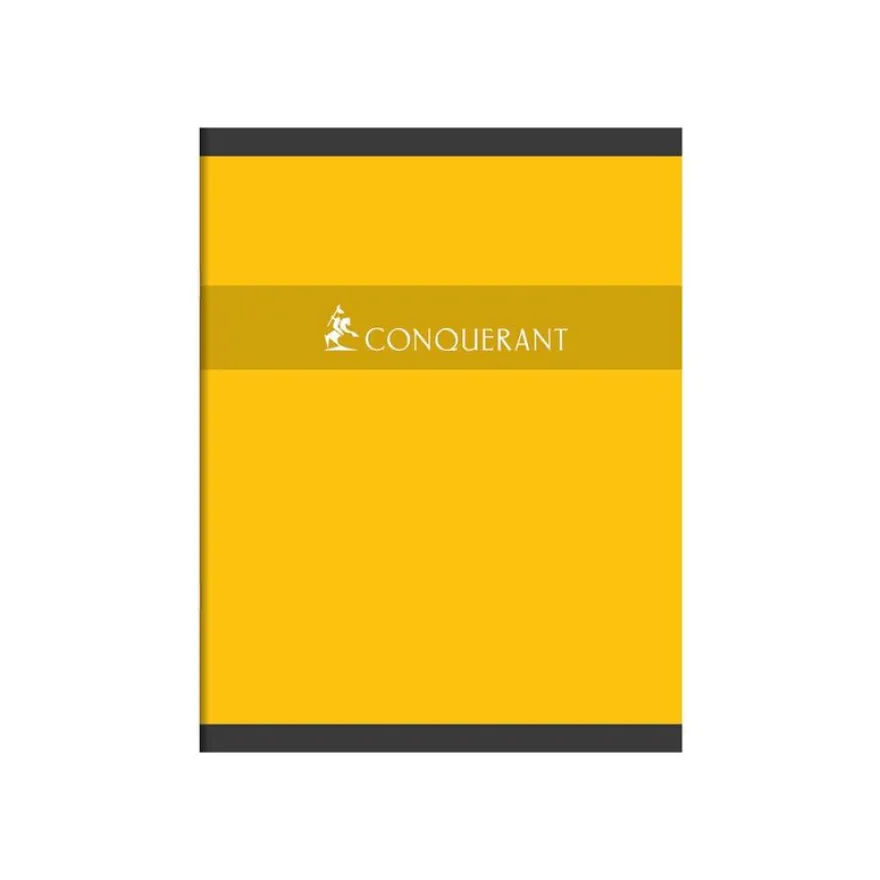 Conquérant Sept - Cahier 17 x 22 cm - 96 pages - petits carreaux (5x5mm) - disponible dans différentes couleurs