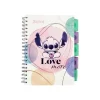 CoolPack Disney - Cahier de notes - B5 (176 x 250 mm) - 100 feuilles / 200 pages - carré - stitch