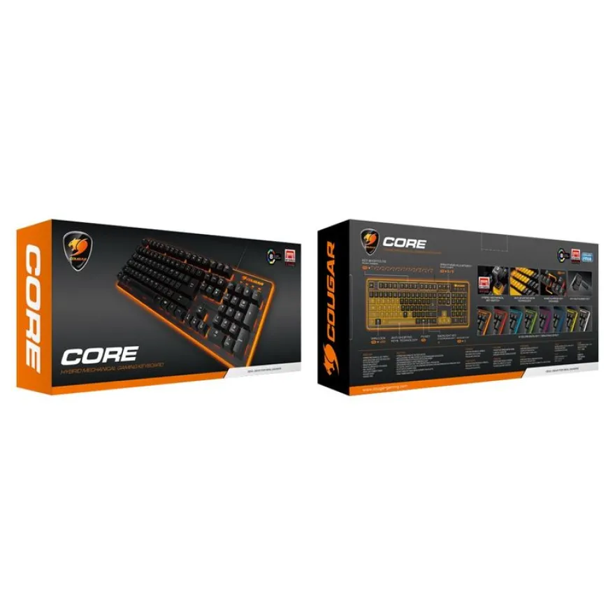 Cougar Core - clavier filaire Azerty - noir