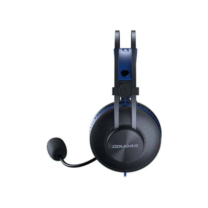 COUGAR IMMERSA ESSENTIAL - casque filaire avec micro - noir et bleu