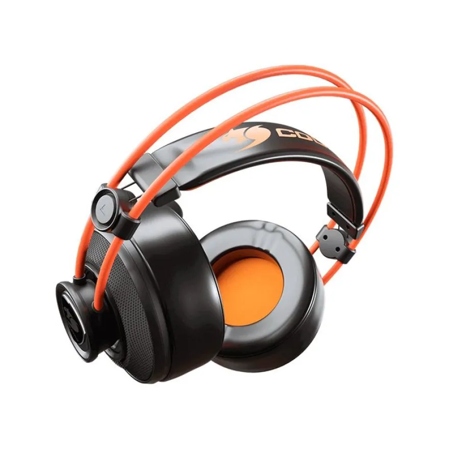 COUGAR Immersa ti - Casque gamer filaire avec micro - noir / orange